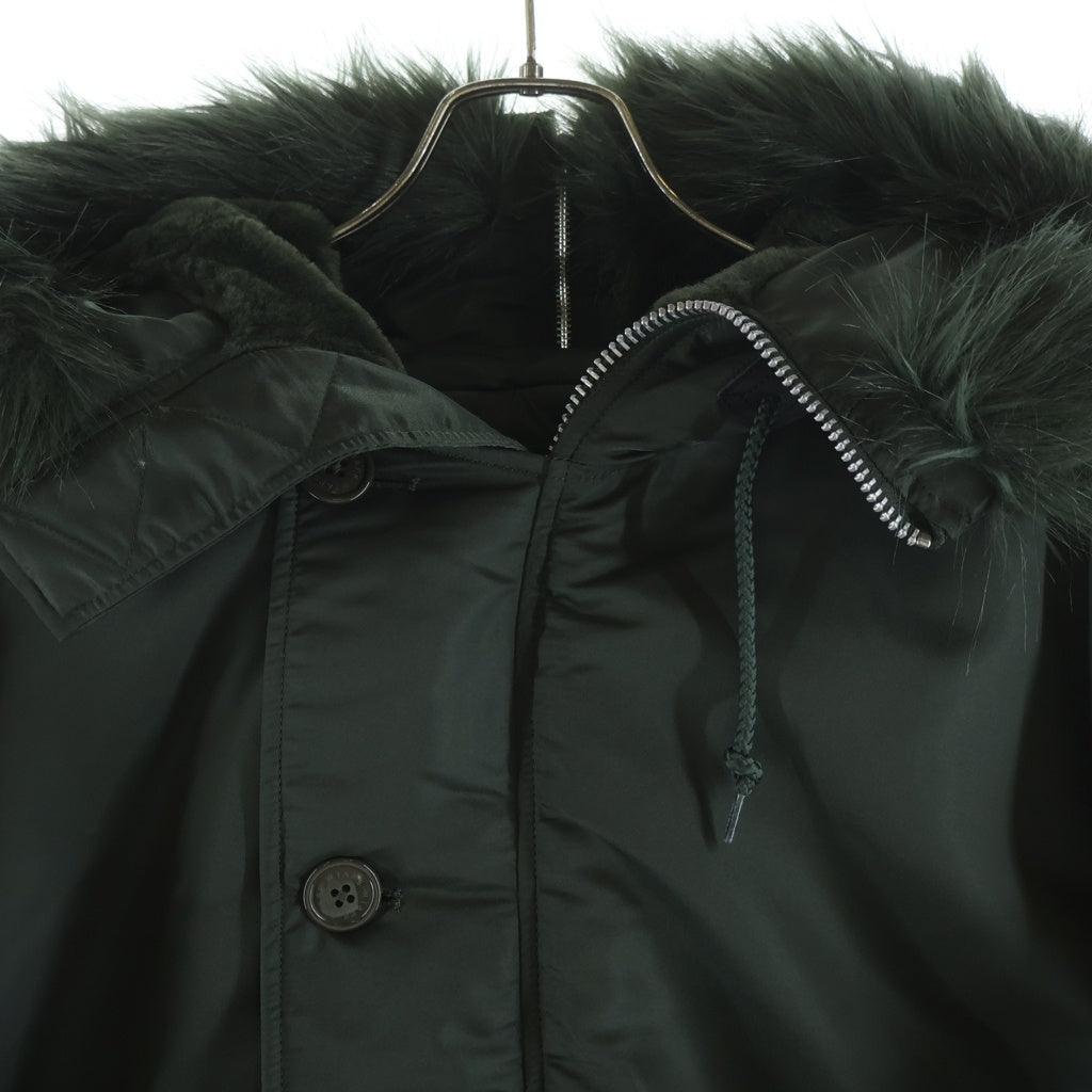 WTAPS(ダブルタップス) 23AW ×ALPHA INDUSTRIES N-2B CORE SPEC JACKET NYLON TWILL アルファインダストリーズ N2B ナイロンフライトジャケット カーキ 232EWALD-JKM01S