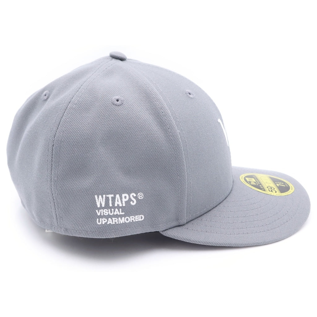 WTAPS(ダブルタップス) 25AW ×NEW ERA 59FIFTY LOW PROFILE CAP POLY TWILL ニューエラ ロープロファイル ベースボールキャップ 帽子 グレー 252NENED-HT01