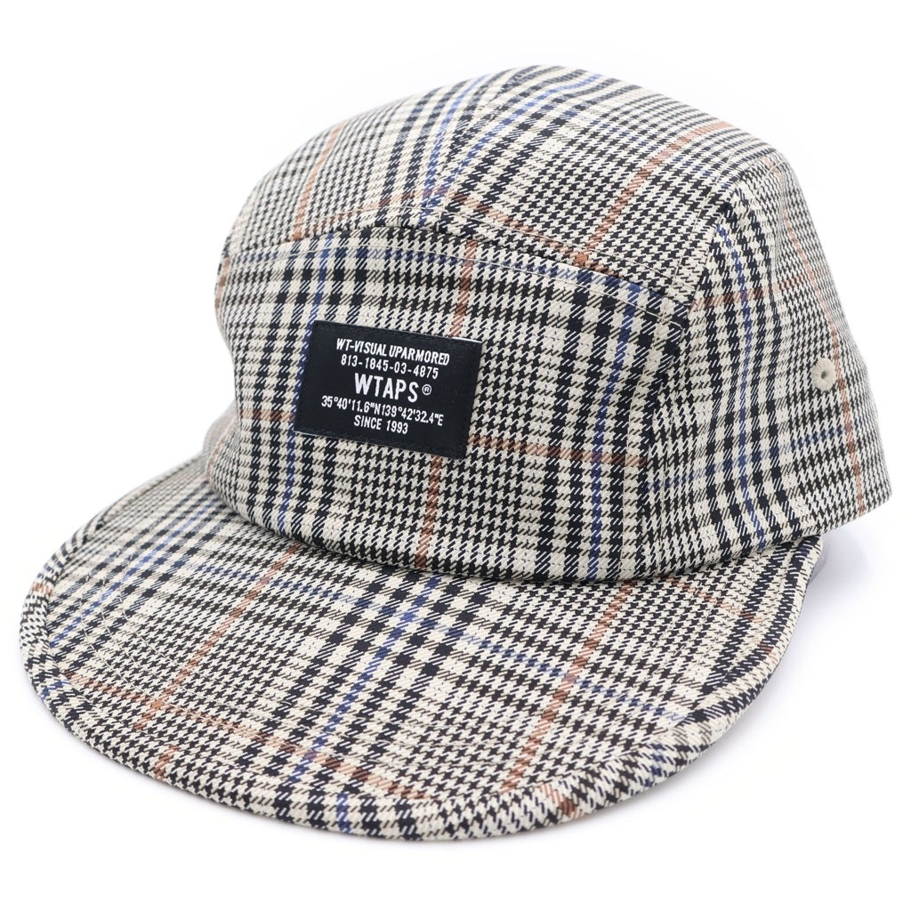WTAPS(ダブルタップス) 24AW T-5 03 CAP NLPL TWILL TEXTILE チェック柄 ナイロンツイル キャンプキャップ 帽子 マルチカラー 242HCDT-HT09