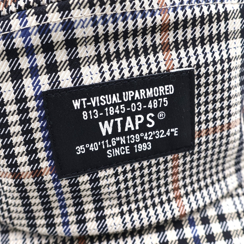 WTAPS(ダブルタップス) 24AW T-5 03 CAP NLPL TWILL TEXTILE チェック柄 ナイロンツイル キャンプキャップ 帽子 マルチカラー 242HCDT-HT09