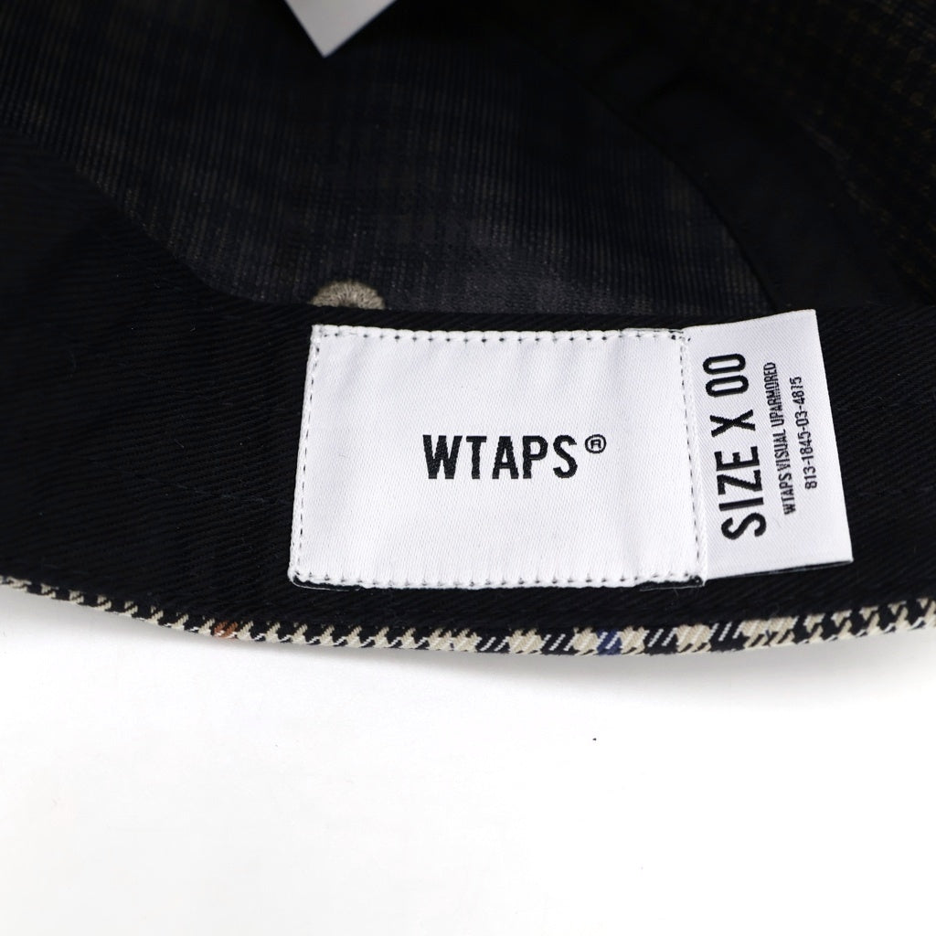 WTAPS(ダブルタップス) 24AW T-5 03 CAP NLPL TWILL TEXTILE チェック柄 ナイロンツイル キャンプキャップ 帽子 マルチカラー 242HCDT-HT09