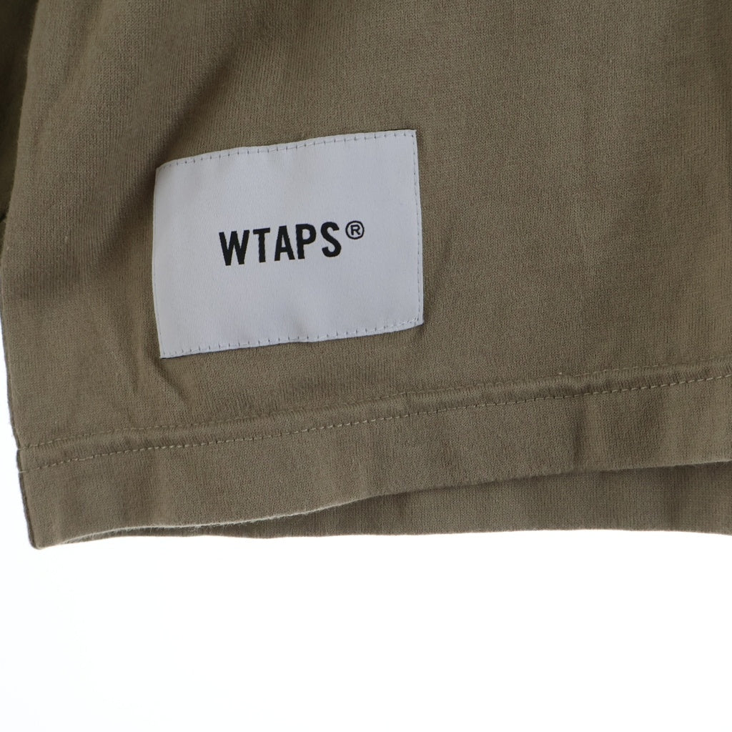 WTAPS(ダブルタップス) 25AW SLDR 01 LS COTTON レイヤード長袖Tシャツ カットソー ベージュ 252ATDT-CSM19