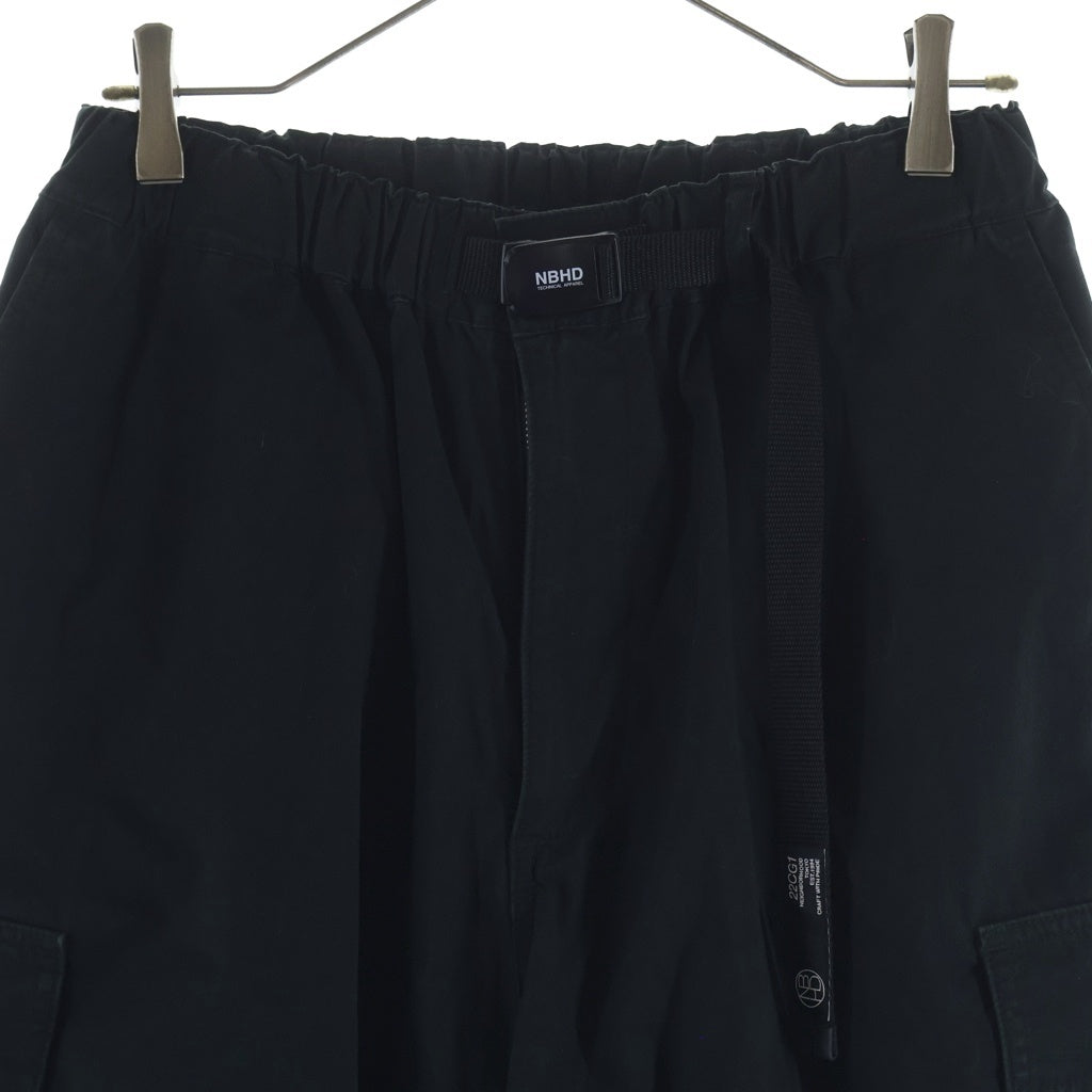 NEIGHBORHOOD(ネイバーフッド) 22SS WIDE CARGO ワイドカーゴパンツ ブラック 221YTNH-PTM01