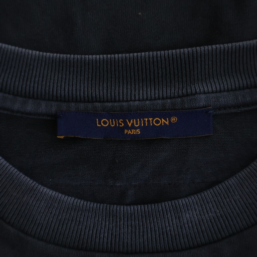 LOUIS VUITTON(ルイヴィトン) 23AW インサイドアウト 半袖Tシャツ カットソー ブラック RM232Q JYN HIY47W