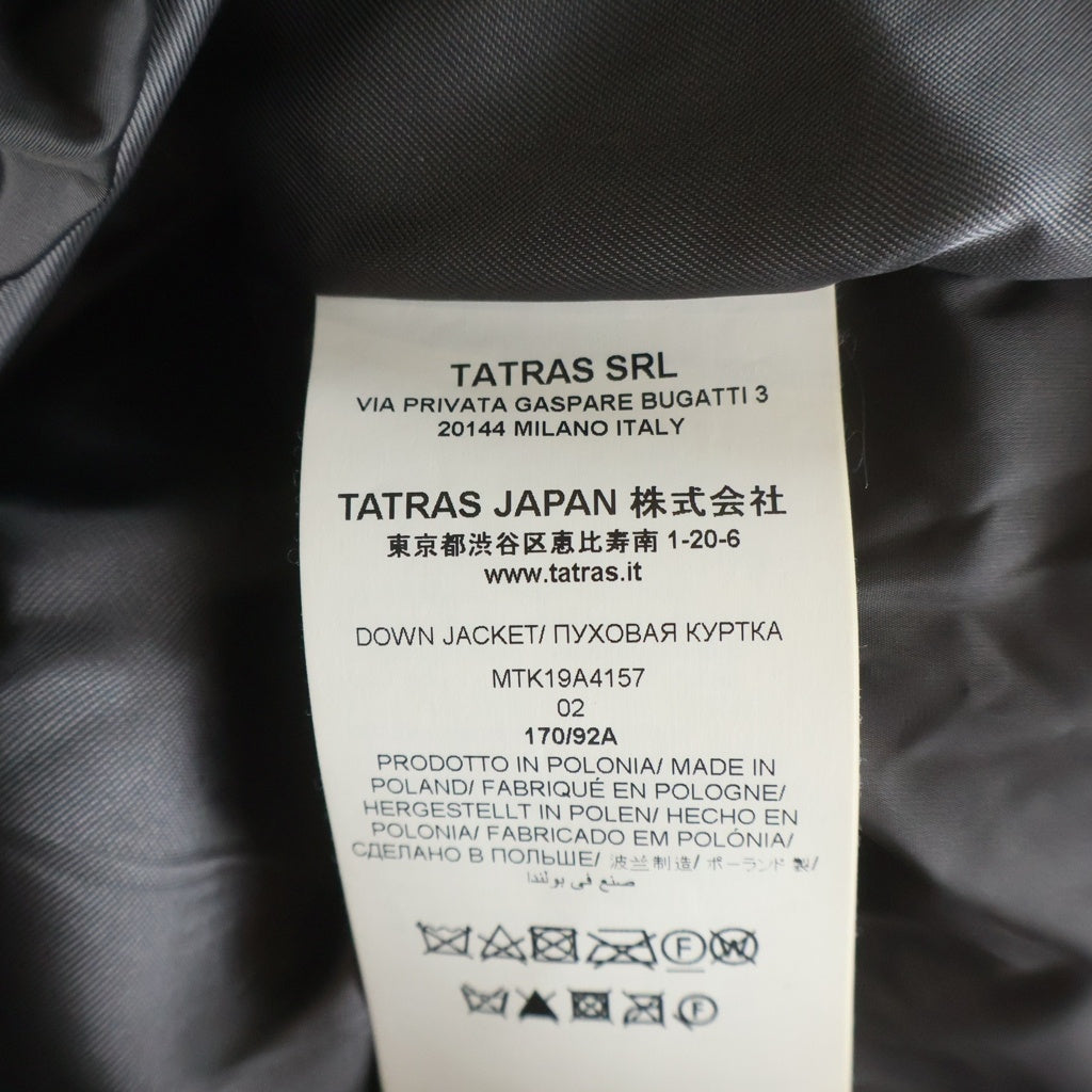 TATRAS(タトラス) FAEDO フェード フーデッド ダウンジャケット アウター ダークグレー MTK19A4157 レディース