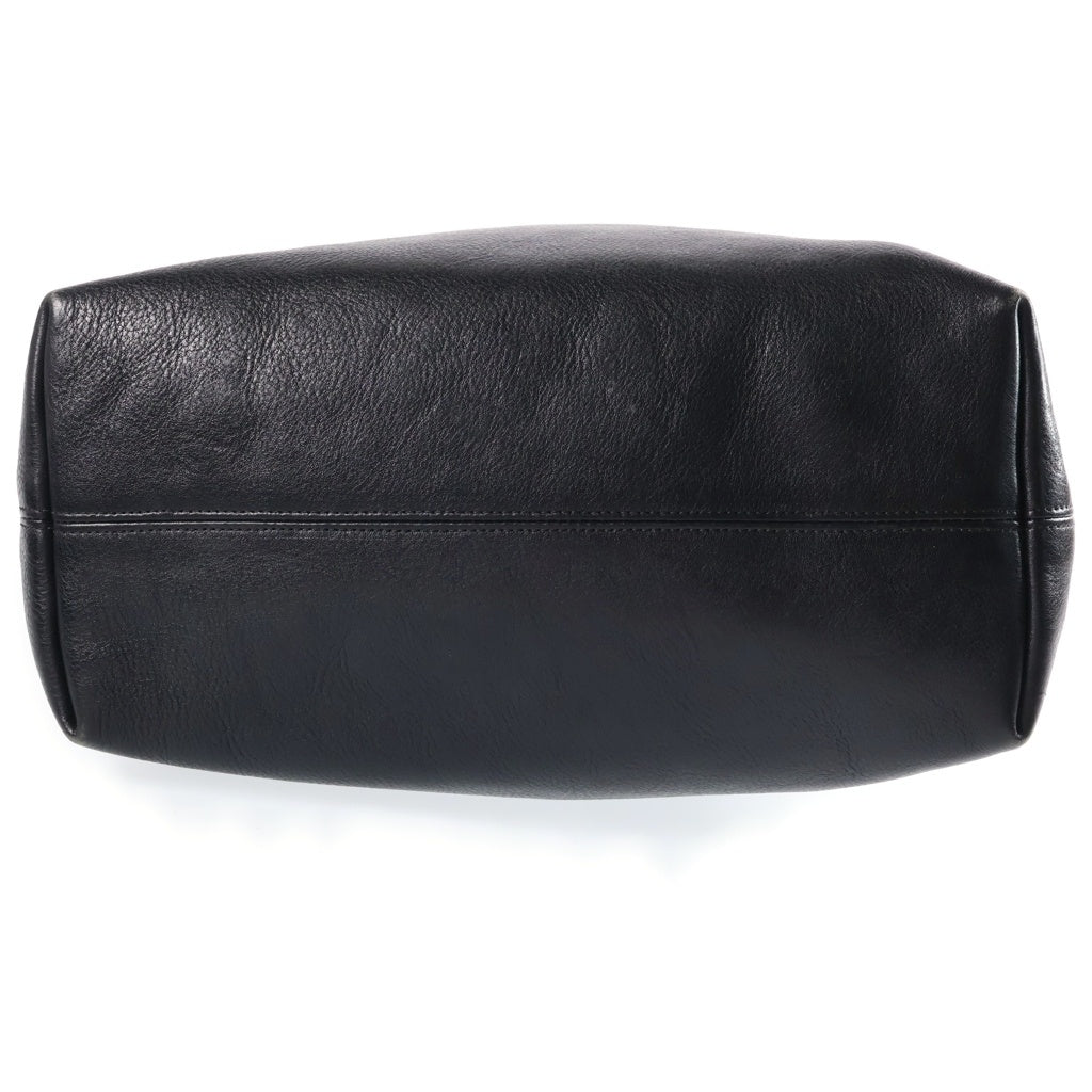 CHROME HEARTS(クロムハーツ) FS TOTE FSトート クロスパッチ付きレザートートバッグ ブラック レディース