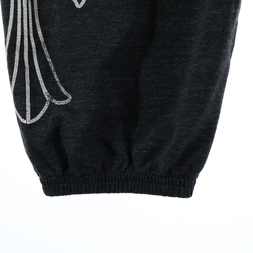 CHROME HEARTS(クロムハーツ) OLD SWT PANTS ホースシュー/CHクロスプリントロゴ スウェットパンツ 薄手 ブラック