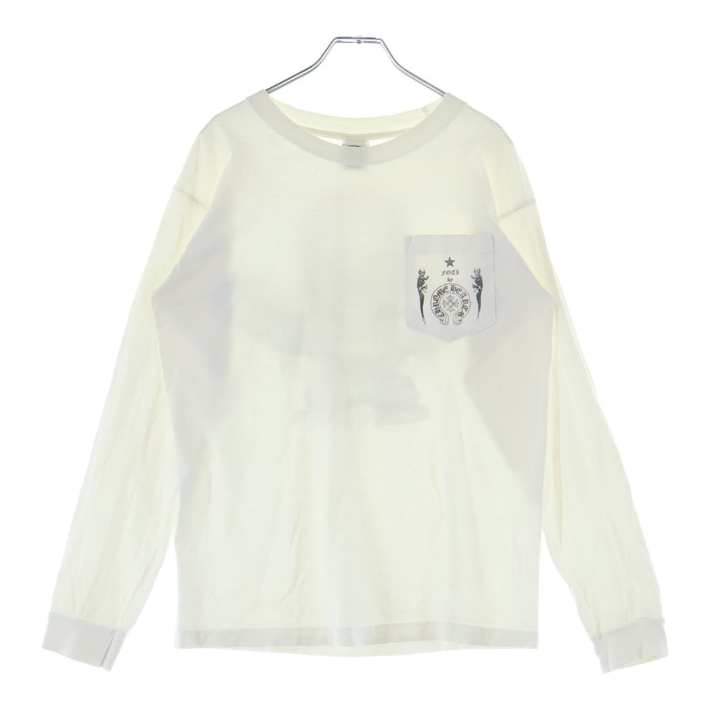 CHROME HEARTS(クロムハーツ) OLD FOTI L/S Tee オールド フォティ ハリスティーター 長袖Tシャツ カットソー ホワイト