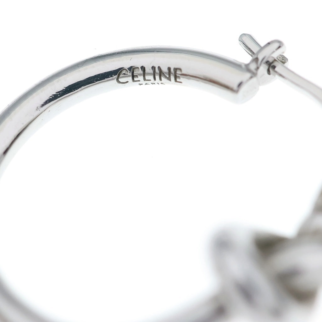 CELINE(セリーヌ) ノット スモール フープピアス イヤリング レディース シルバー SCA2252