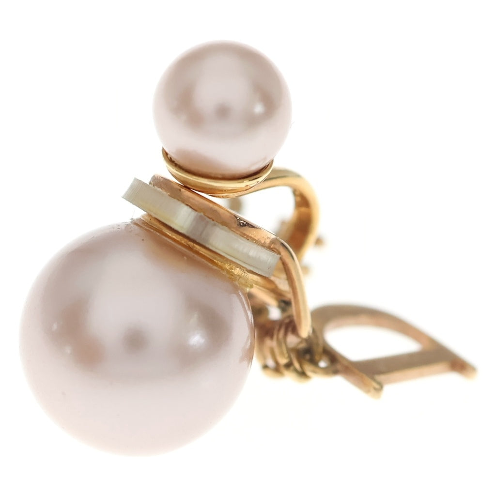 DIOR(ディオール) トライバル フェイクパールイヤリング 片耳 GP ゴールド レディース