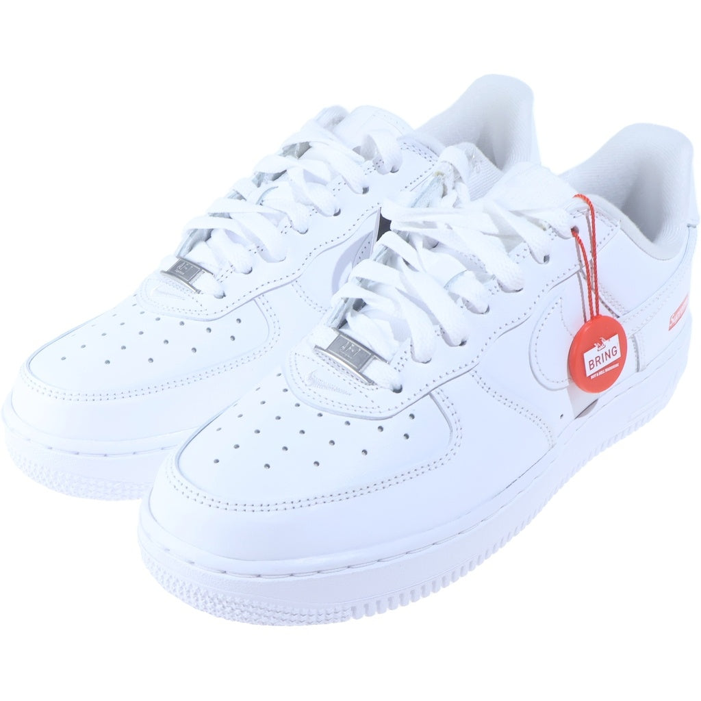 NIKE(ナイキ) ×SUPREME AIR FORCE LOW シュプリーム エアフォース 1 ローカットスニーカー ホワイト US7/25cm CU9225-100 レディース