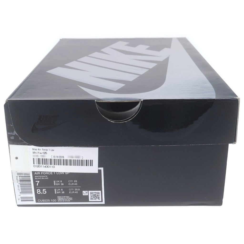 NIKE(ナイキ) ×SUPREME AIR FORCE LOW シュプリーム エアフォース 1 ローカットスニーカー ホワイト US7/25cm CU9225-100 レディース