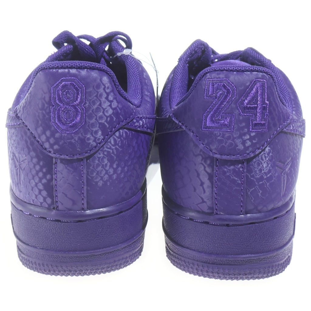 NIKE(ナイキ) ×KOBE BRYANT AIR FORCE 1 COURT PURPLE コービーブライアント エアフォース1 コートパープル ローカットスニーカー パープル US7.5/25.5cm IB0018-500