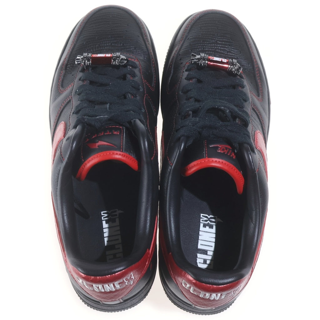 NIKE(ナイキ) ×RTFKT AIR FORCE 1 LOW DEMON エアフォース1 デーモン ローカットスニーカー ブラック/レッド US7/25cm FQ3956-001