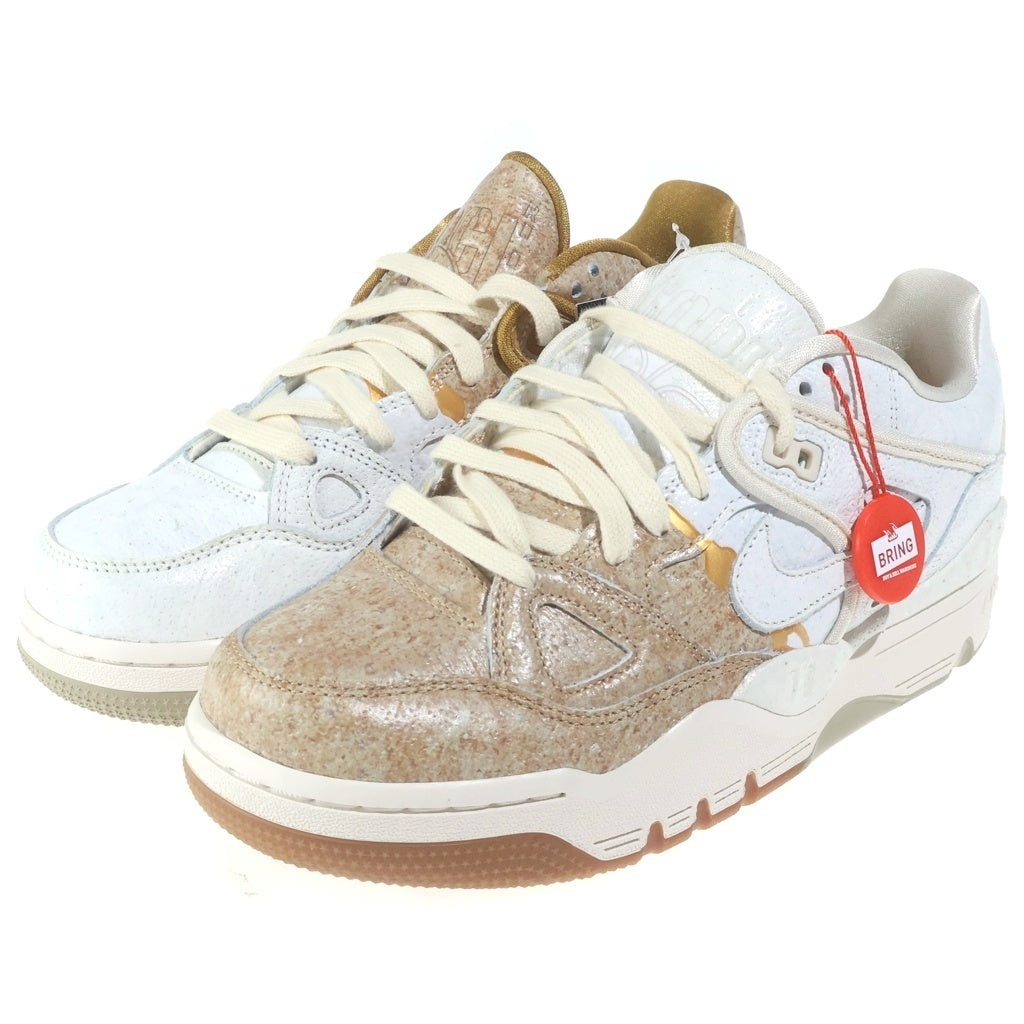 NIKE(ナイキ) ×NIGO AIR FORCE3 LOW SP NIGO HEEL LOGO 二ゴー エアフォース3 ローカットスニーカー ホワイト/ベージュ US8/26cm HQ0261-201