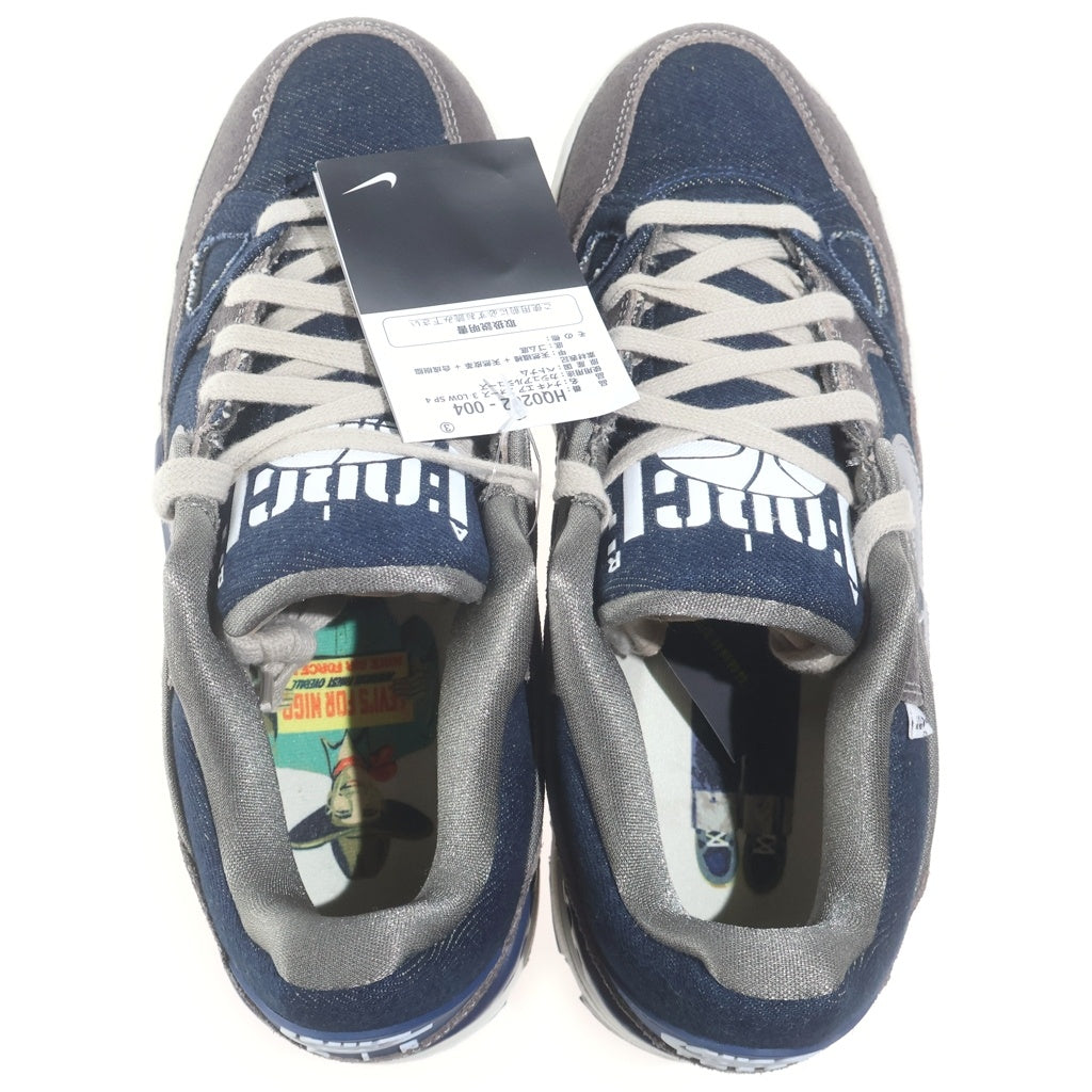 NIKE(ナイキ) ×NIGO ×Levi's AIR FORCE 3 LOW SP ENIGMA STONE ニゴー リーバイス エアフォース エニグマストーン ローカットスニーカー インディゴ/ブラウン US7.5/25.5cm HQ0262-004