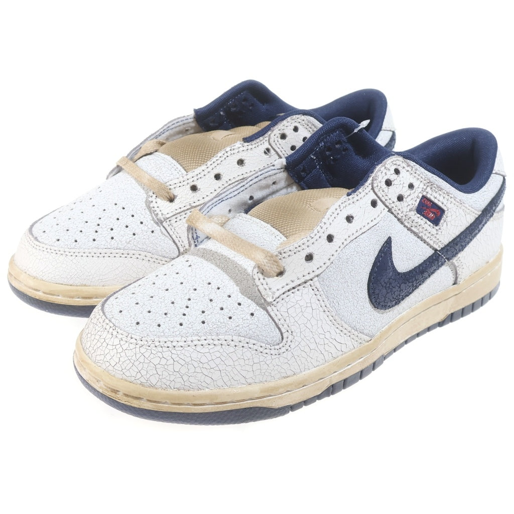 NIKE(ナイキ) ×STRANGER THINGS DUNK LOW SP ST ストレンジャーシングス ダンク ローカットスニーカー ホワイト/ネイビー US7.5/25.5cm IH6766-001