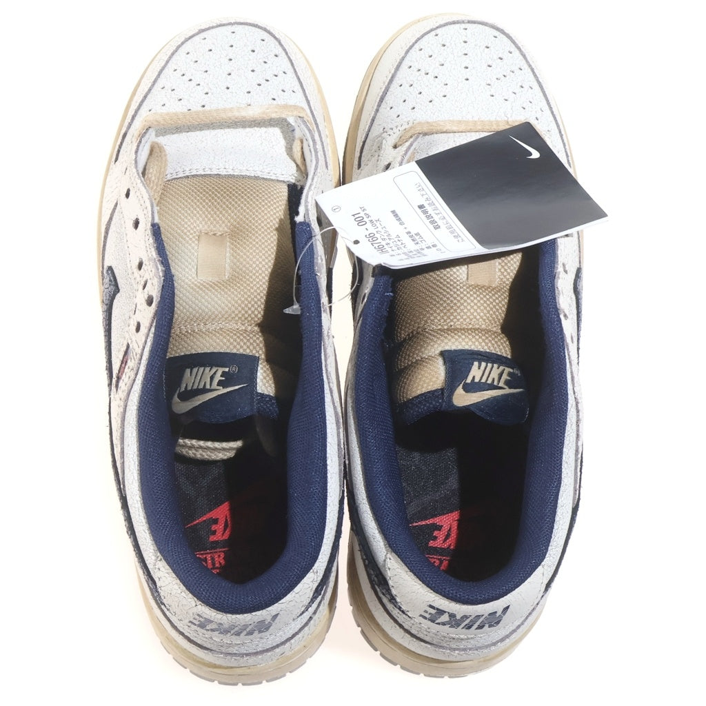 NIKE(ナイキ) ×STRANGER THINGS DUNK LOW SP ST ストレンジャーシングス ダンク ローカットスニーカー ホワイト/ネイビー US7.5/25.5cm IH6766-001