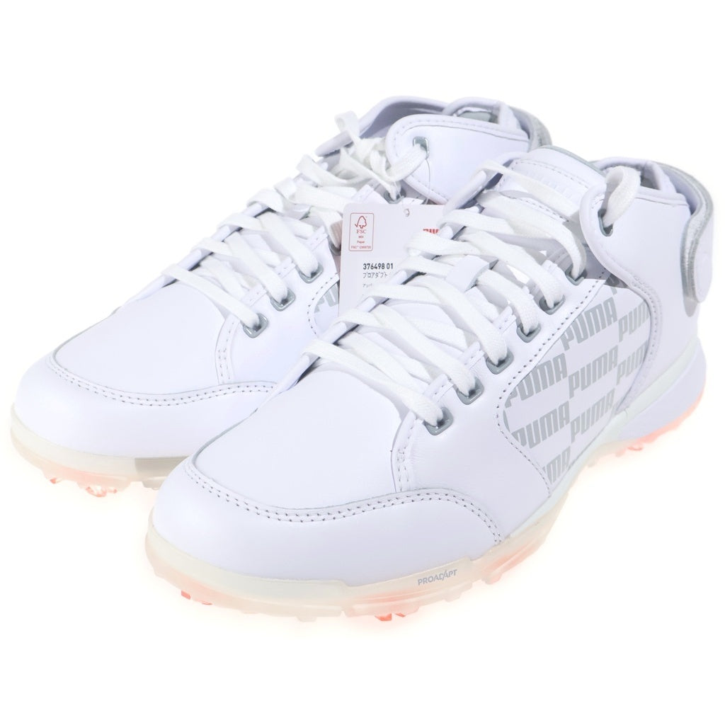 PUMA(プーマ) GOLF PROADAPT DELTA MID ゴルフ プロアダクトデルタ ミッドカットシューズ スパイク ホワイト US7.5/25.5cm 376498-01