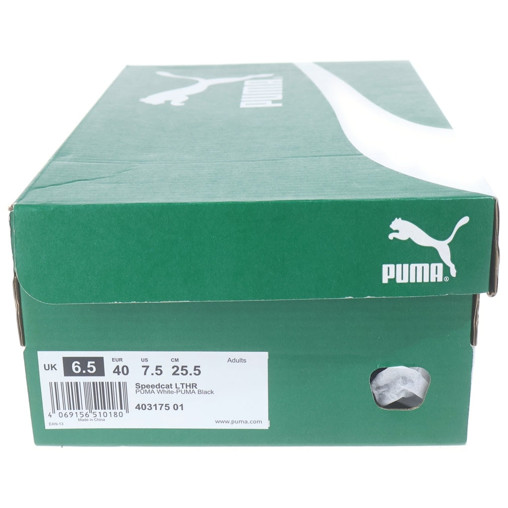 PUMA(プーマ) SPEEDCAT LF スピードキャット ローカットスニーカー ホワイト/ブラック US7.5/25.5cm 403175-01