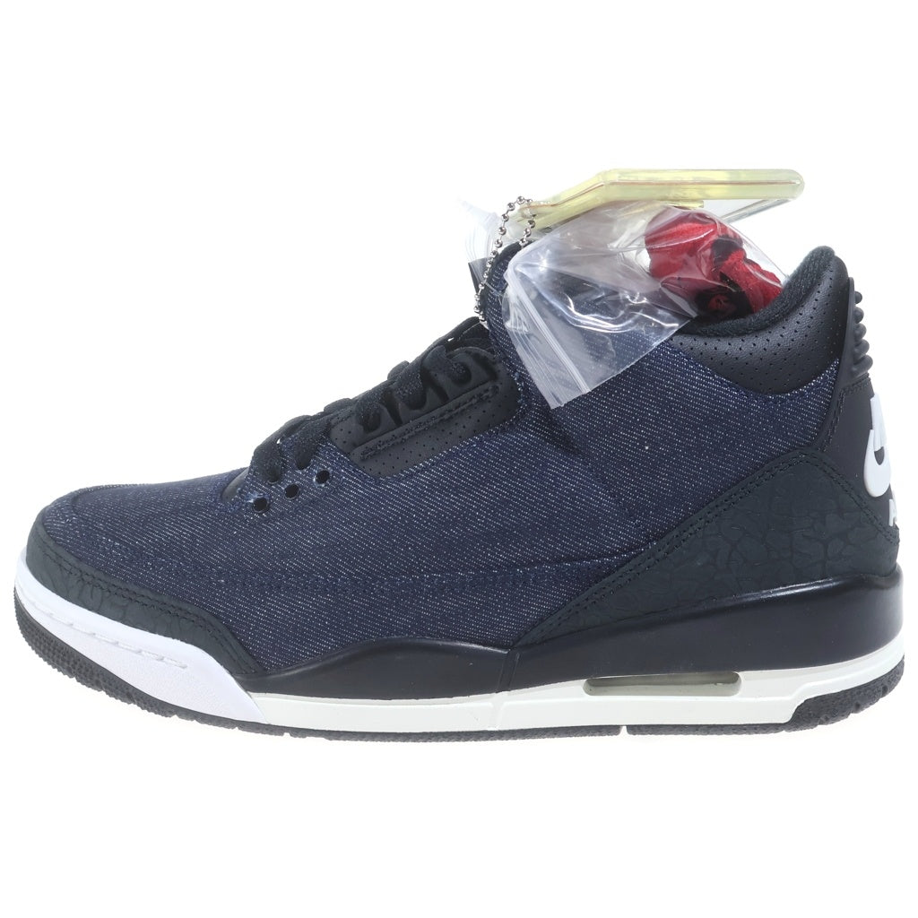 NIKE(ナイキ) ×LEVI'S AIR JORDAN 3 RETRO SP リーバイス エアジョーダン3 ミッドカットスニーカー インディゴ US7/25cm IH7959-400