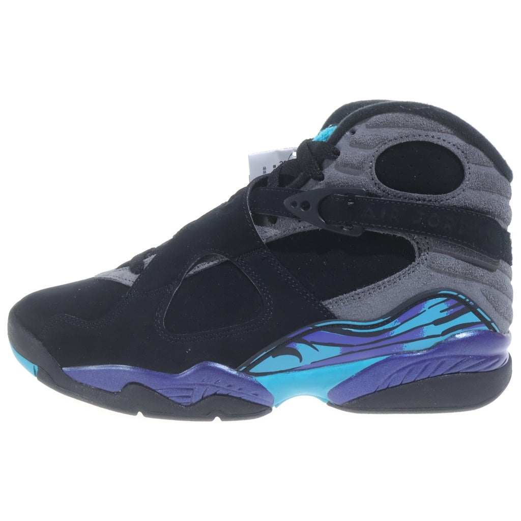 NIKE(ナイキ) AIR JORDAN8 RETRO AQUA エアジョーダン8 レトロ アクア ハイカットスニーカー ブラック/グレー US8/26cm 305381-006