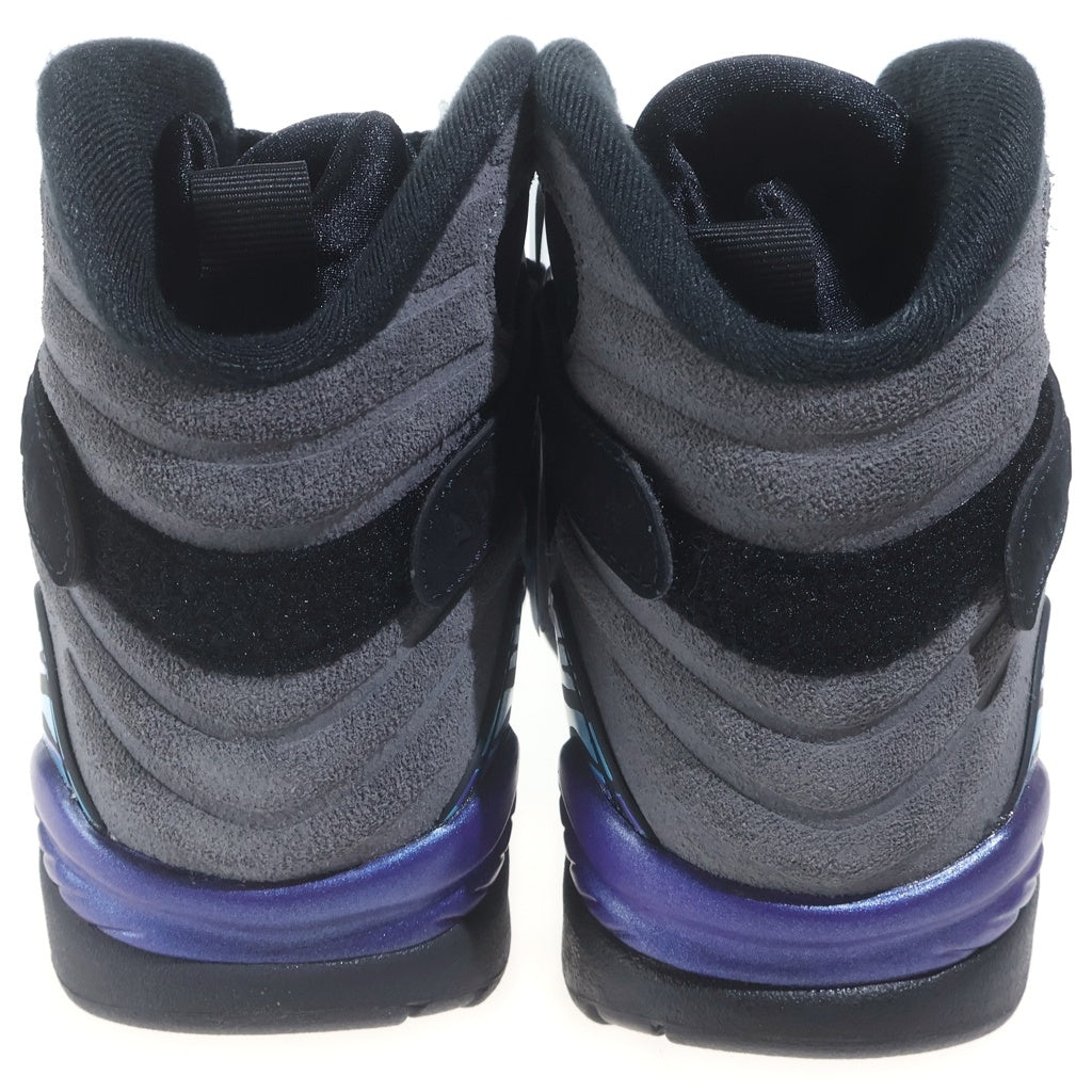NIKE(ナイキ) AIR JORDAN8 RETRO AQUA エアジョーダン8 レトロ アクア ハイカットスニーカー ブラック/グレー US8/26cm 305381-006
