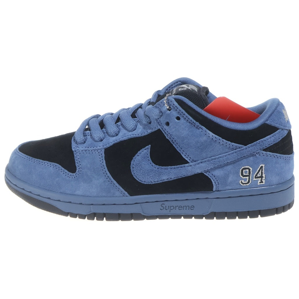 SUPREME(シュプリーム) 25AW ×NIKE SB DUNK LOW OCEAN FOG ナイキ エスビー ダンク オーシャンフォグ 北米限定 ローカットスニーカー ブルー/ブラック US7/25cm HQ8487-400