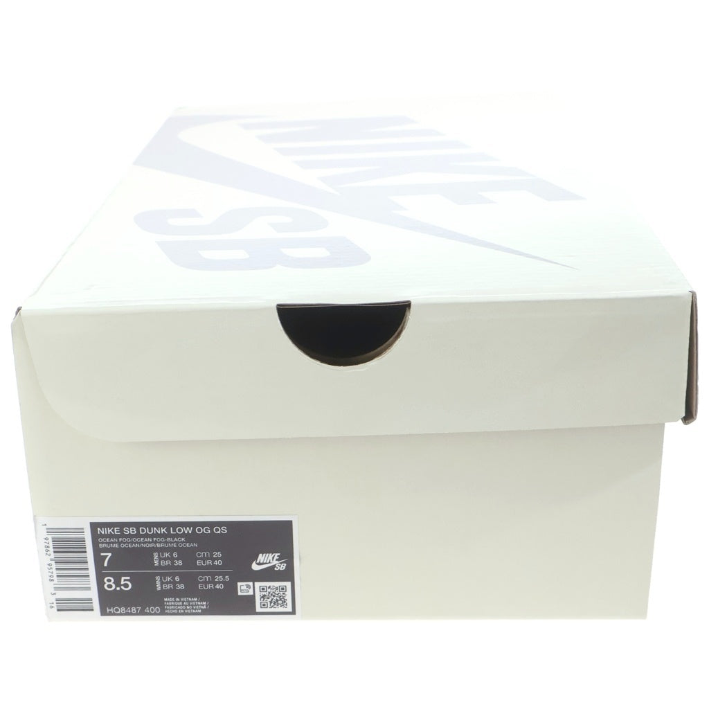 SUPREME(シュプリーム) 25AW ×NIKE SB DUNK LOW OCEAN FOG ナイキ エスビー ダンク オーシャンフォグ 北米限定 ローカットスニーカー ブルー/ブラック US7/25cm HQ8487-400