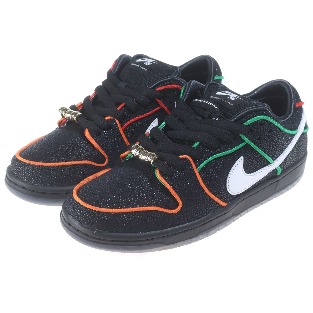NIKE SB(ナイキエスビー) ×BRONX GIRLS SKATE DUNK LOW PRO QS ブロンクスガールズスケート ダンク ローカットスニーカー ブラック US7/25cm HV1664-001