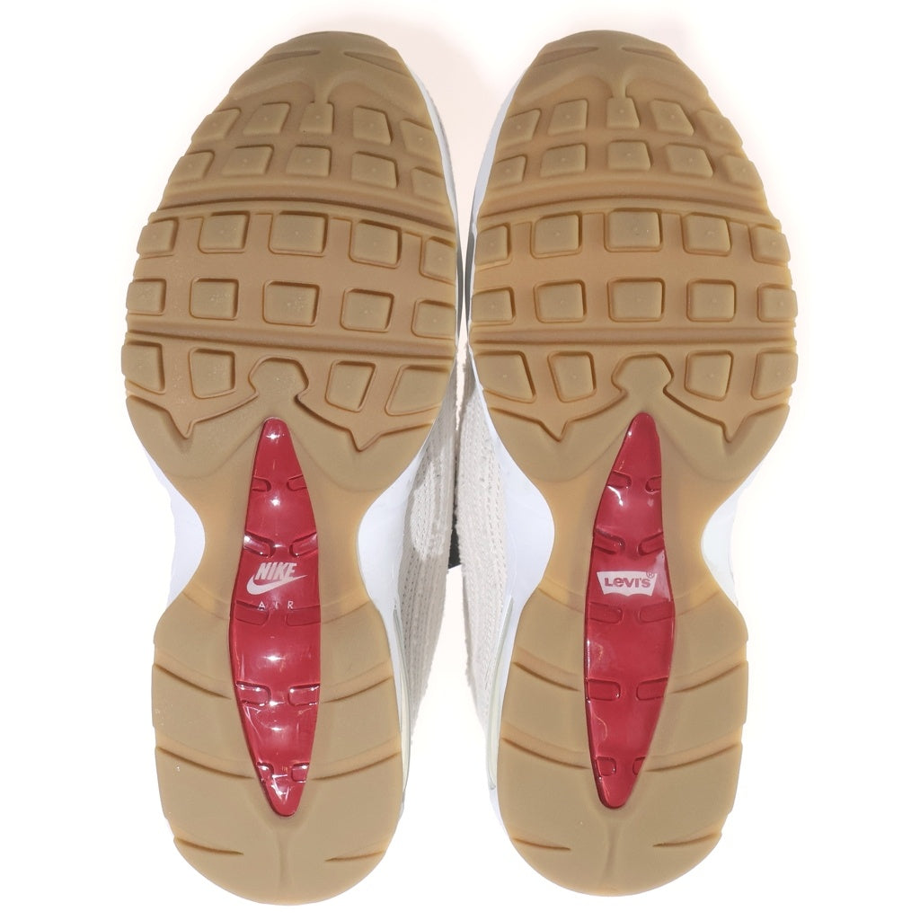 NIKE(ナイキ) ×LEVI'S AIR MAX 95 OG DENIM WHITE リーバイス エアマックス95 デニム ローカットスニーカー クリーム/ホワイト US7.5/25.5cm HM4743-100
