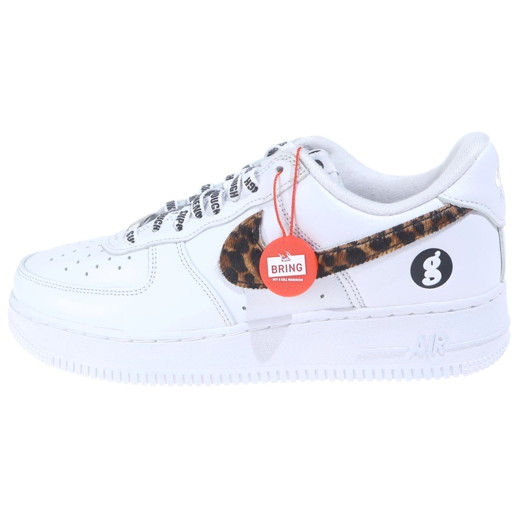 SUPREME(シュプリーム) 25SS ×NIKE ×GOODENOUGH AIR FORCE 1 LOW SP ナイキ グッドイナフ エアフォース1 レオパード ローカットスニーカー ホワイト/ブラウン US8/26cm IM3483-100