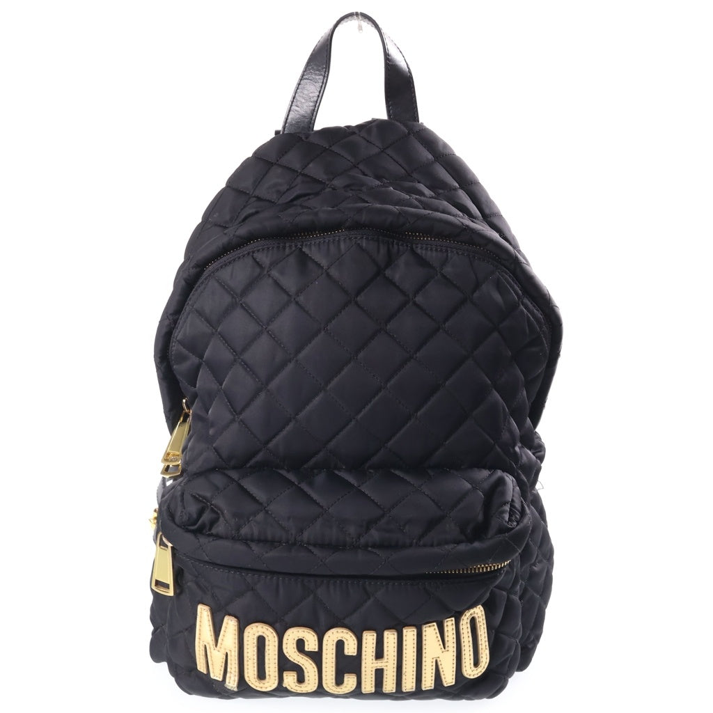 MOSCHINO(モスキーノ) キルティング バックパック リュック ブラック レディース