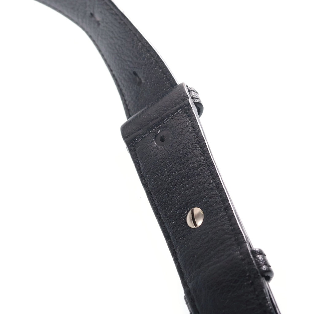 Alexander McQueen(アレキサンダーマックイーン) スカーフ ボックスバッグ ショルダーバッグ レディースブラック