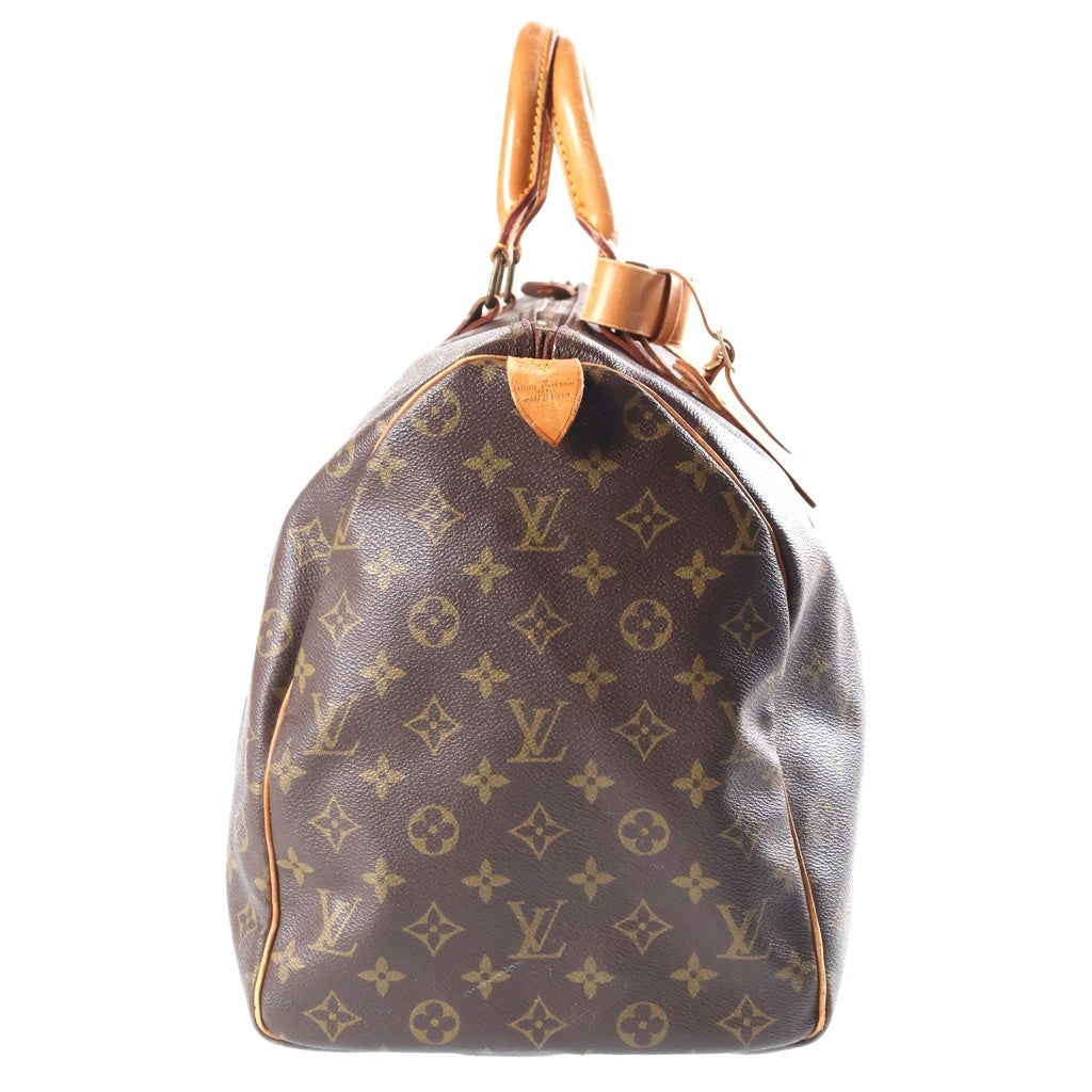 LOUIS VUITTON(ルイヴィトン) モノグラム キーポル50 PVC レザー ボストンバッグ ハンドバッグ ブラウン 83年製造 M41426 レディース