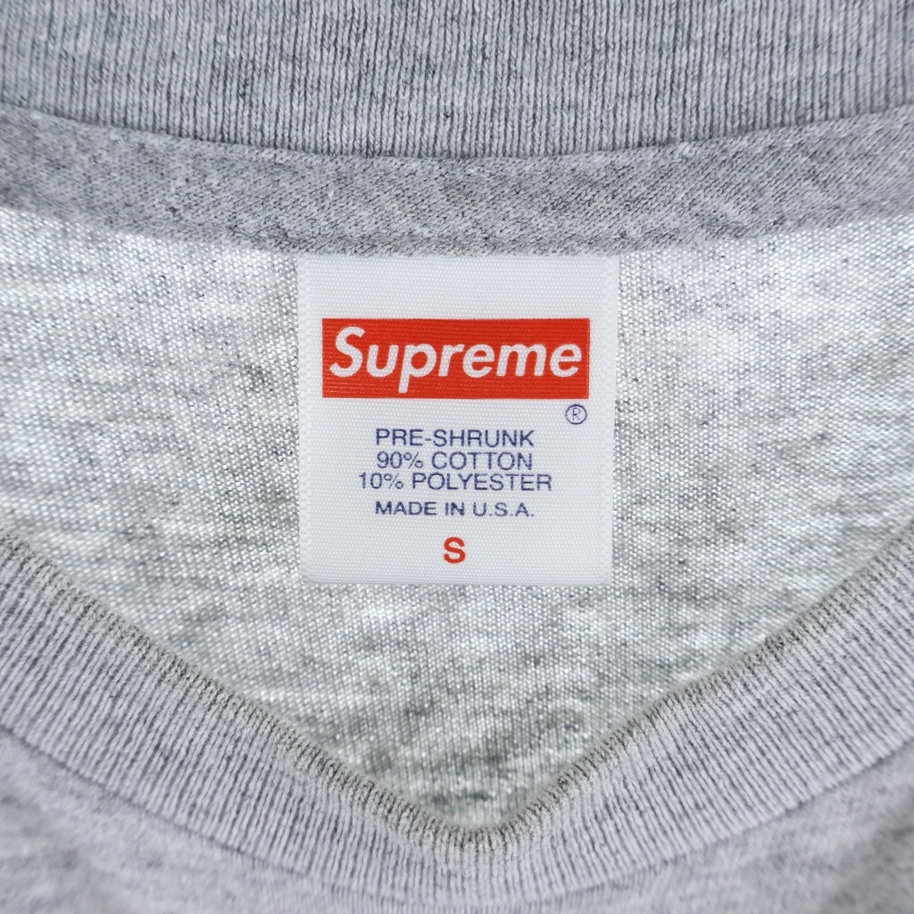 SUPREME(シュプリーム) 19AW Bandana Box Logo Tee バンダナボックスロゴ プリント 半袖Tシャツ カットソー グレー