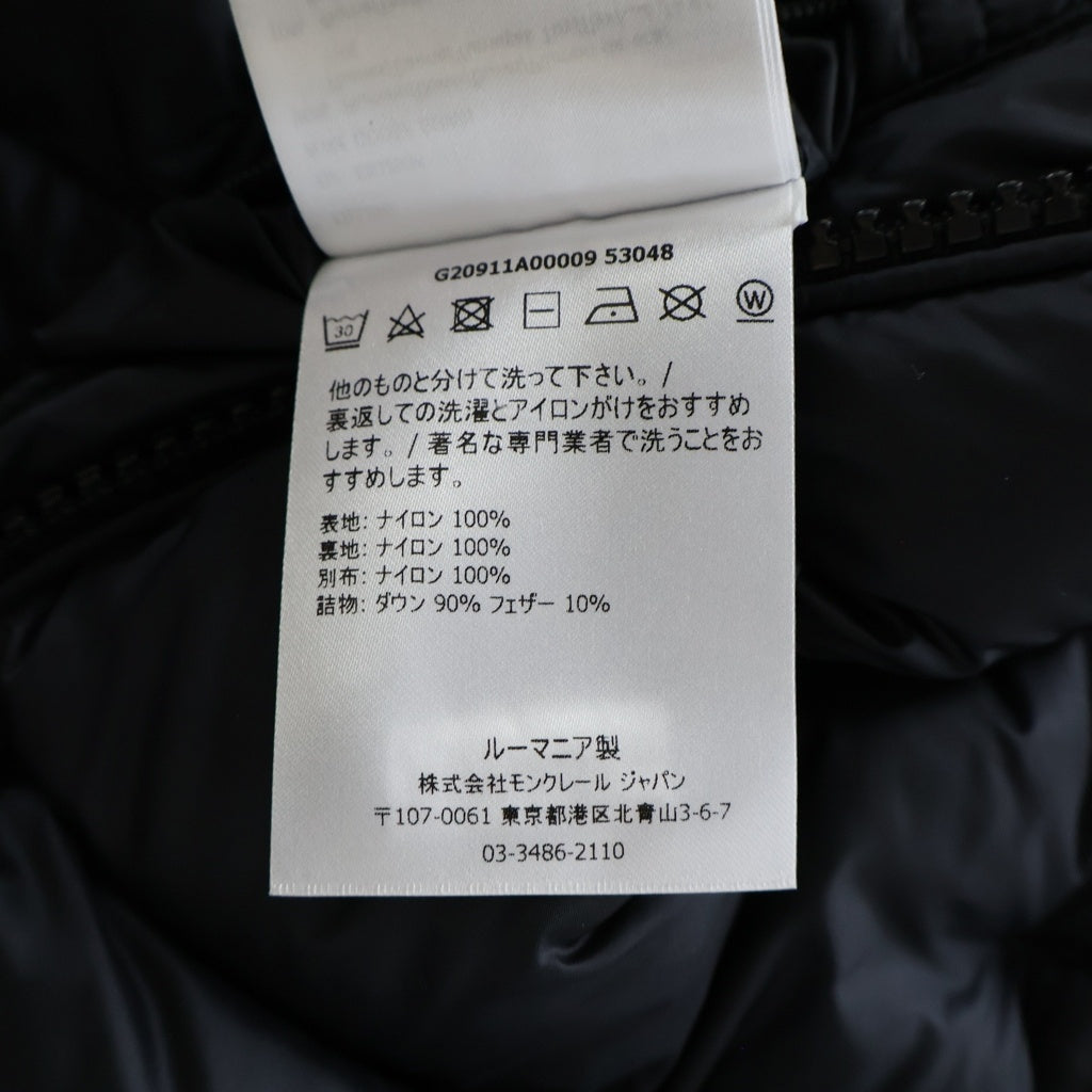 MONCLER(モンクレール) 22AW SALZMAN サルズマン フーデッドダウンジャケット アウター ブラック G20911A00009