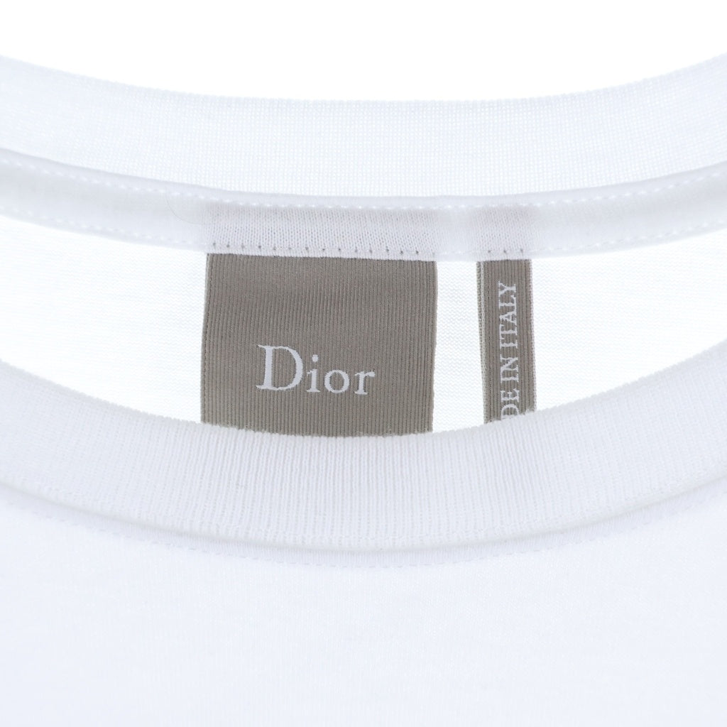 DIOR(ディオール) 26SS Short-sleeved T-shirt ロゴ刺繍 半袖Tシャツ カットソー ホワイト 643J634A3282