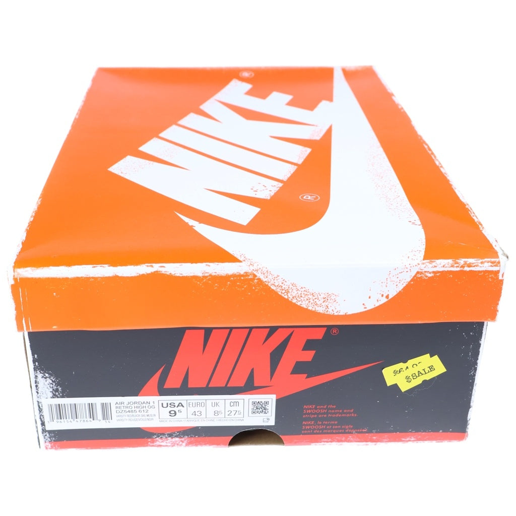 NIKE(ナイキ) AIR JORDAN 1 HIGH OG LOST & FOUND CHICAGO DZ5485-612 エアジョーダン1 ロスト&ファウンド ハイカットスニーカー ブラック/ホワイト/レッド US9.5/27.5cm
