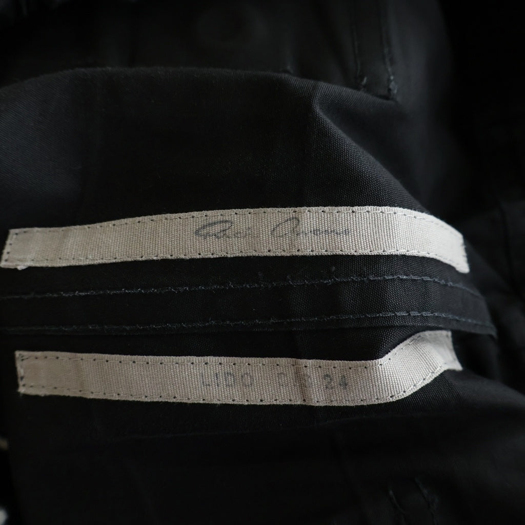 Rick Owens(リックオウエンス) 24SS BAUHAUS CARGO バウハウス カーゴパンツ ブラック RU01D3377