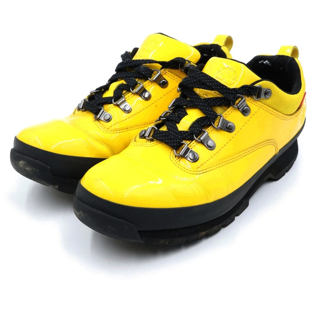 SUPREME(シュプリーム) 20SS ×TIMBERLAND Patent Leather Euro Hiker Low A2DJV ティンバーランド パテントレザー ハイカーロー ローカットスニーカー イエロー US9/27cm