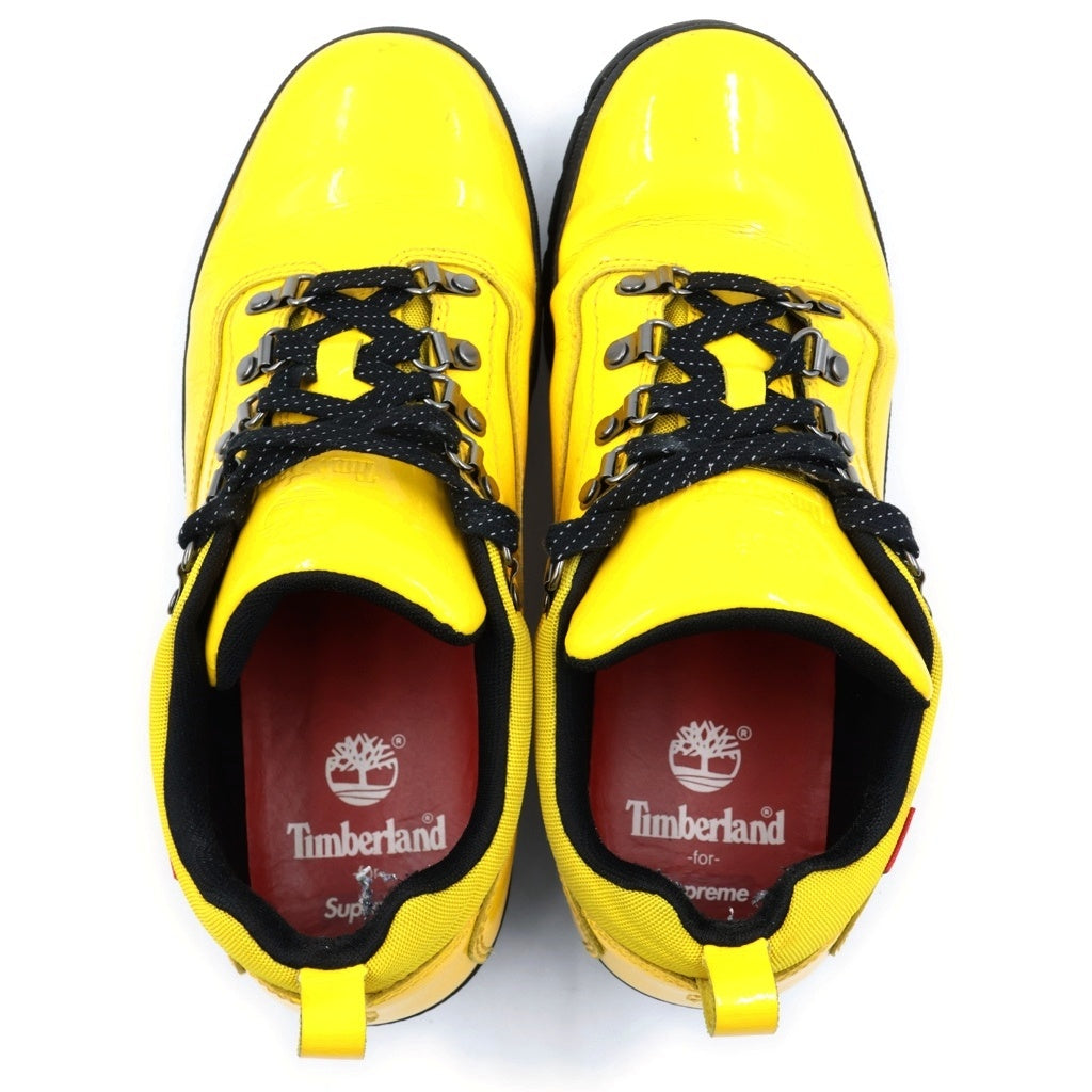 SUPREME(シュプリーム) 20SS ×TIMBERLAND Patent Leather Euro Hiker Low A2DJV ティンバーランド パテントレザー ハイカーロー ローカットスニーカー イエロー US9/27cm