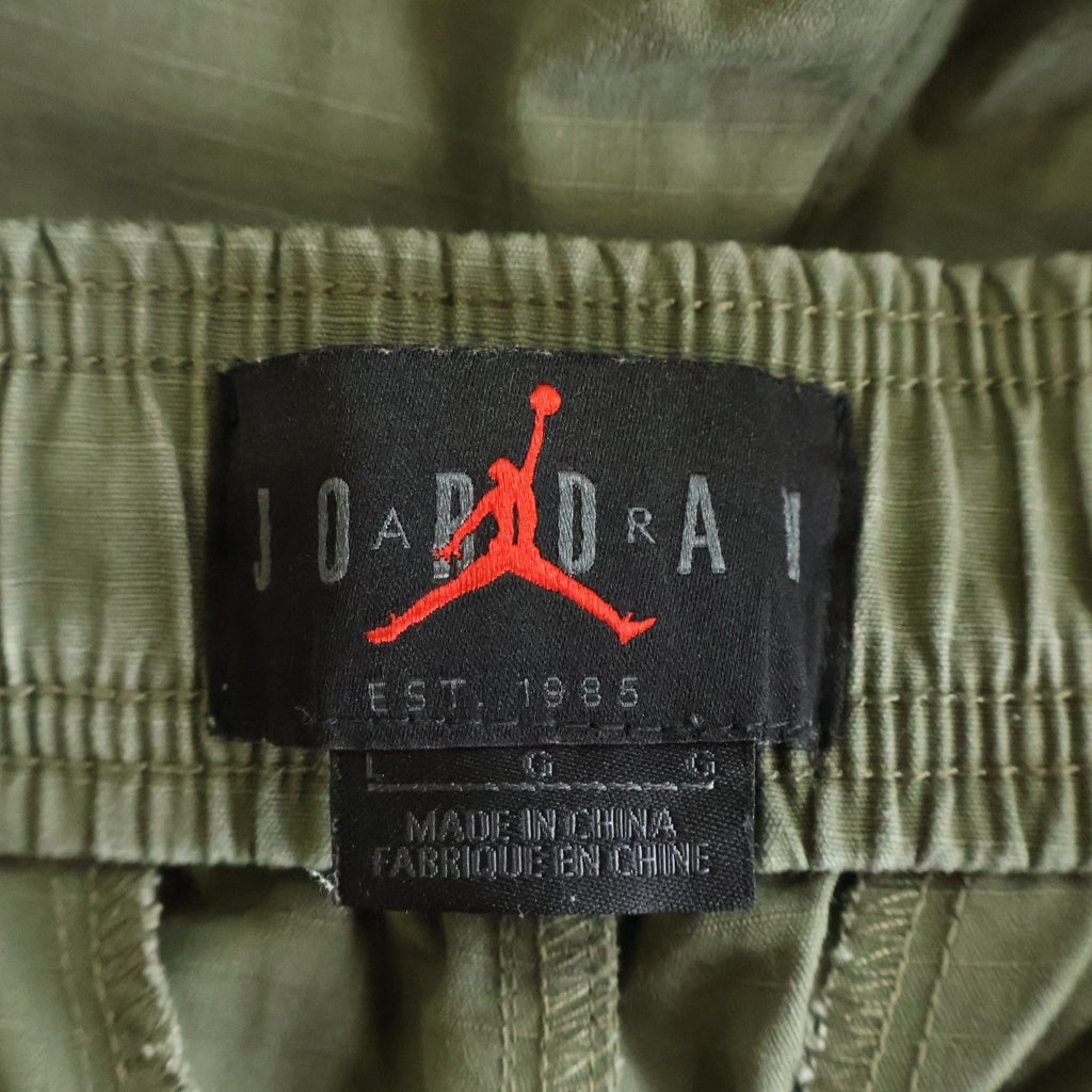 NIKE(ナイキ) ×TRAVIS SCOTT JORDAN CARGO PANTS トラビススコット ジョーダン マルチ刺繍 カーゴパンツ カーキ CQ4394-222