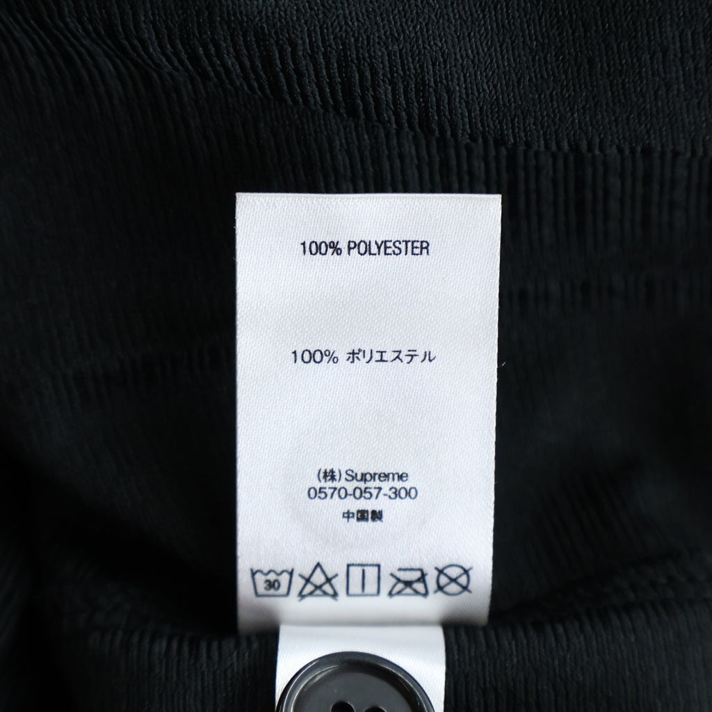 SUPREME(シュプリーム) 20SS Tiger Embroidered Baseball Jersey Pinstripe タイガーエンブロイダード ベースボールジャージ 半袖ゲームシャツ ブラック