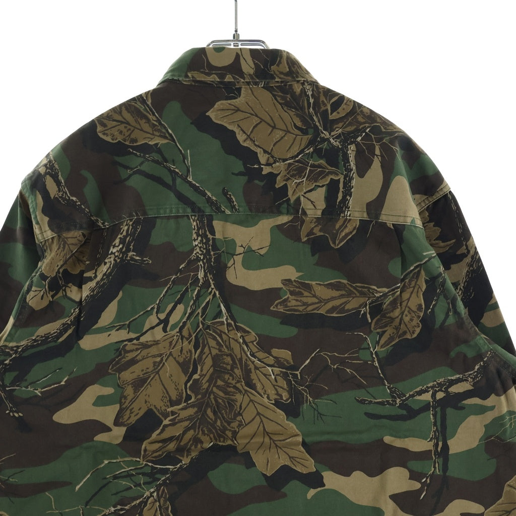SUPREME(シュプリーム) 22AW Snap Work Shirt Branch Woodland Camo カモフラージュ柄 スナップワーク 長袖シャツ マルチカラー