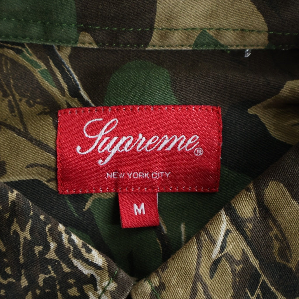 SUPREME(シュプリーム) 22AW Snap Work Shirt Branch Woodland Camo カモフラージュ柄 スナップワーク 長袖シャツ マルチカラー