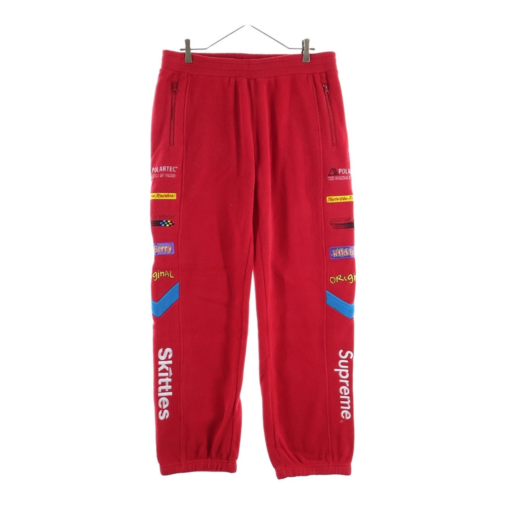 SUPREME(シュプリーム) 21SS Skittles Polartec Pant スキットルズ ポーラテック フリースパンツ レッド