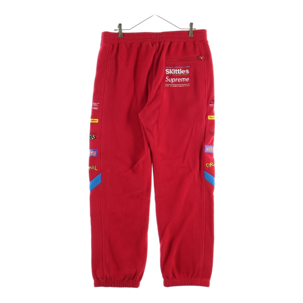 SUPREME(シュプリーム) 21SS Skittles Polartec Pant スキットルズ ポーラテック フリースパンツ レッド