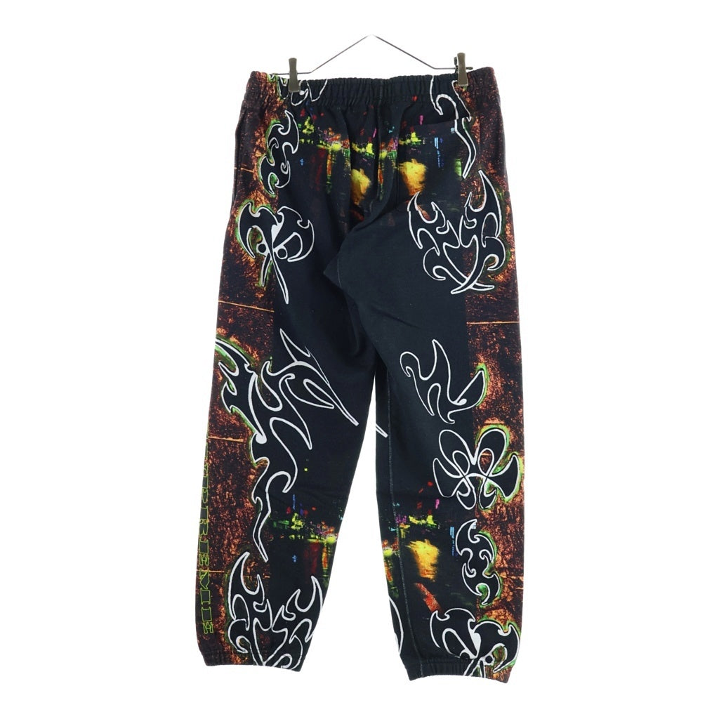 SUPREME(シュプリーム) 22SS East Broadway Sweatpant イーストブロードウェイ 総柄ロゴ スウェットパンツ ブラック