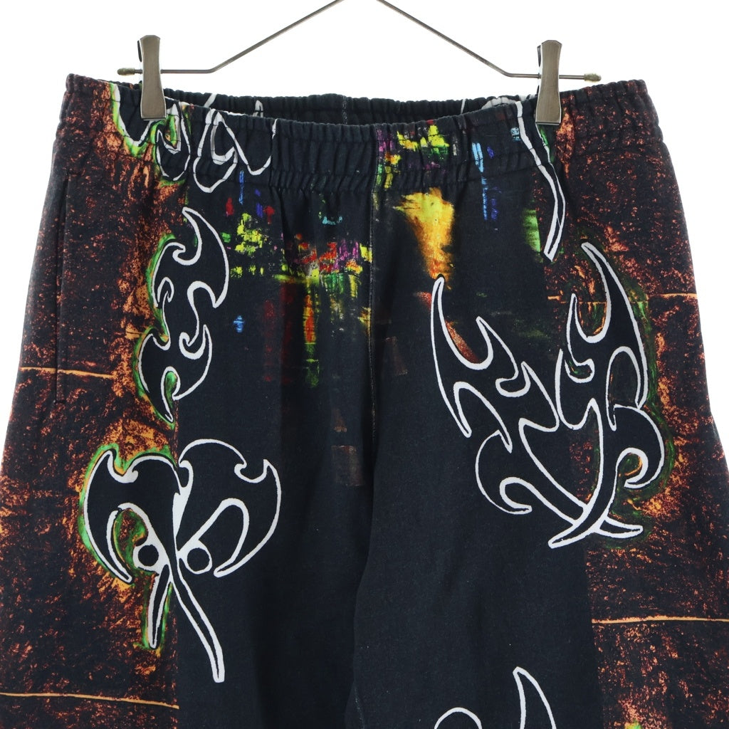 SUPREME(シュプリーム) 22SS East Broadway Sweatpant イーストブロードウェイ 総柄ロゴ スウェットパンツ ブラック